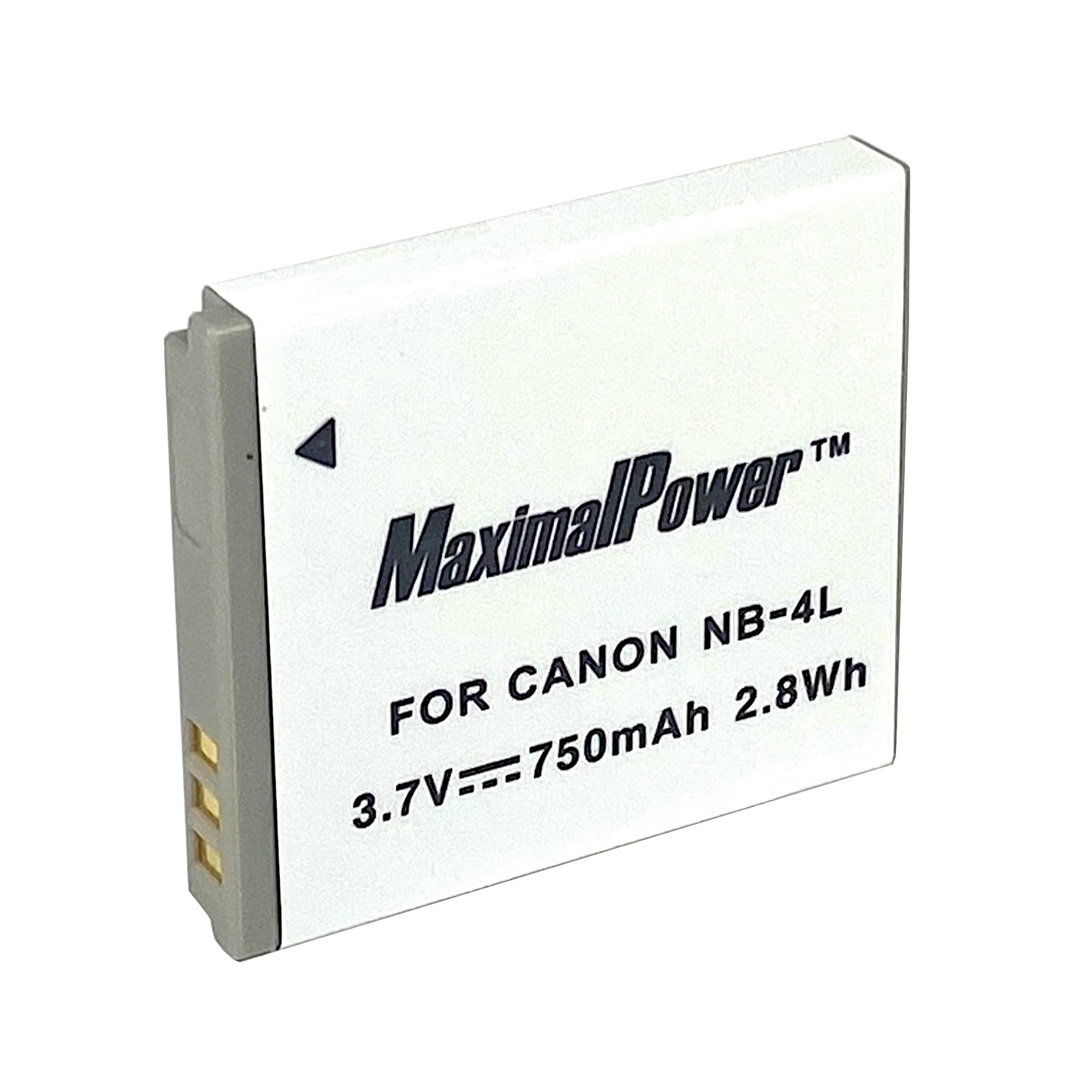 Amazon.com : Maximalpower Battery for Cannon NB-4L Powershot